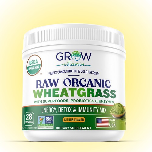 Organic wheatgrass powder - organic,