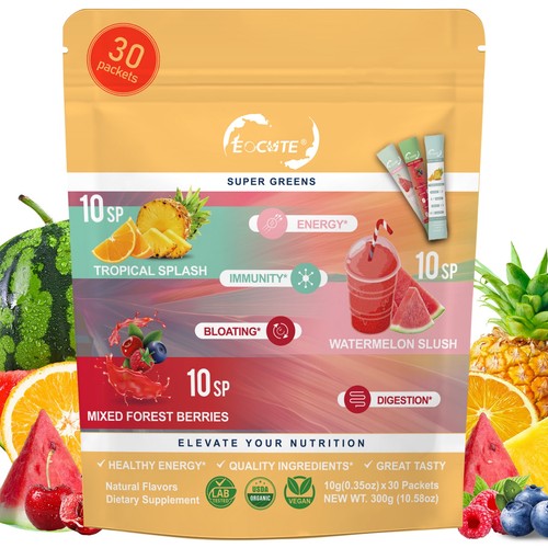 Packets super greens powder - 30,